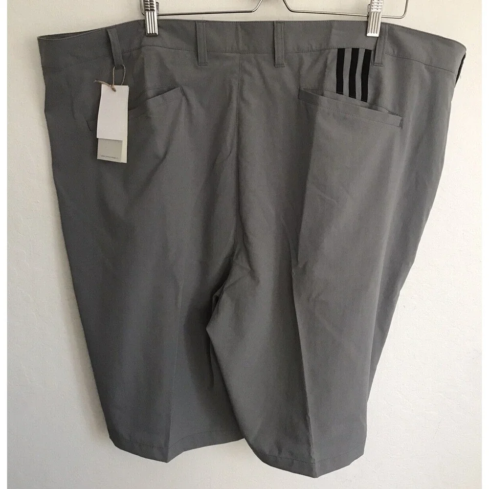 Adidas Performance Golf Shorts Mens Size 50 Moisture Wicking Gray NEW